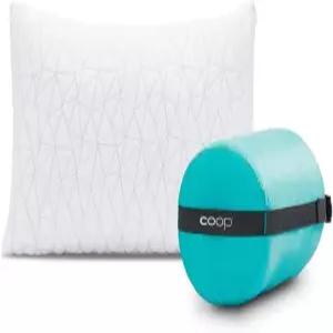 코프 홈 굿즈 오리지널 여행 및 캠핑 조절 베개 압축성 소재 자루가 있는 소형 룰트라 워셔블 커버가 중형