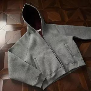 키체샵 남사친 레드 공기층 내피 후드 카디건 제왕 집업 숏 춘추핏 HO3