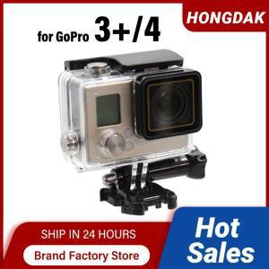 GoPro Hero 3 + 4  커버 용 40m 수중 다이빙 방수 케이스 Go 액션 카메라 액세서리 하우징 마운트
