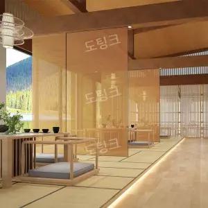 대나무 커튼 거실 레스토랑 롤러 블라인드 대나무발 발코니 차양 파티션 가림막 일본식