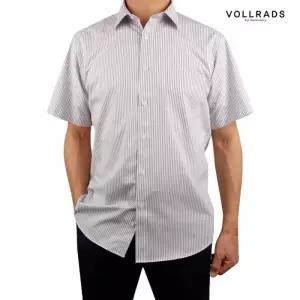 [폴라츠 옴므]반소매 반팔 남성 일반핏 그레이런던스트라이프 남방셔츠