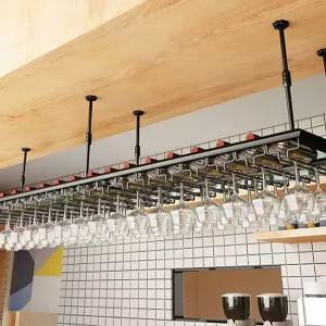 업소용 와인잔 거치대 와인랙 천장설치형 선반 행거