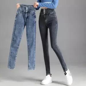 [무슈봉]쫀쫀 편안 워싱스키니 하이웨스트 팬츠