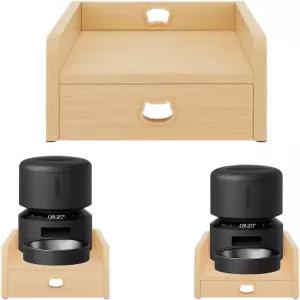 고양이와 개 목 을 위한 반려동물 사료 스탠드 자동 공급기 홀더 정수기 높이 조절 가능한 펫리브로 및