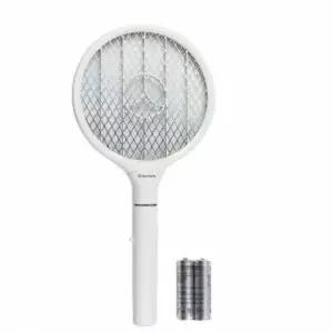 삼정 베스트 해충킬러 원형 22.5x46.5mm 화이트 전자 모기채 파리채