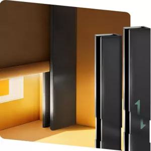 Yoolax 롤러 액세서리 조절 가능한 알루미늄 라이트 블로커 블라인드용 U자형 차단 스트립 창문 그늘 측면