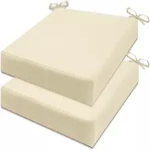 윤루예 야외 좌석 쿠션 세트 19 x 인치 방수 및 변색 방지 의자 소파용 손잡이와 조절 가능한 스트랩이