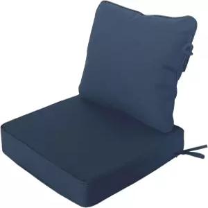 로컬 19인치 x19인치 야외 유니버설 쿠션 세트 1개 손잡이 및 넥타이가 있는 파티오 방수 얼룩 저항 UV