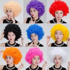 TBZ 파티행사용품 디스코점보 대형가발 공연가발 분장가발