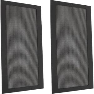 120 X 360mm DIY PC 케이스 먼지 메쉬 필터 2팩 PVC 마그네틱 커버 팬 쿨러 컴퓨터 블랙