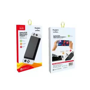 닌텐도 스위치 OLED 강화유리 보호필름 2EA TNS-1156 라이트 신버전 게임 케이스 충전기 컨트롤러 악세사리