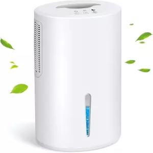 침실용 소형 제습기 최대 1000평방피트 가정용 68온스 물탱크 자동 차단 기능 포함 욕실용 7가지 색상 LED