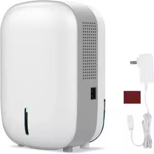 작은 욕실을 위한 뱅닉 미니 제습기 조용함 자동 차단 메모리 전원 끄기 공간을 전기 지하 침실 옷장