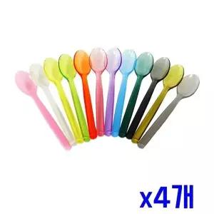 TBZ 파티데코 크리스탈 테이블스푼 6개입 x4개 식당수저