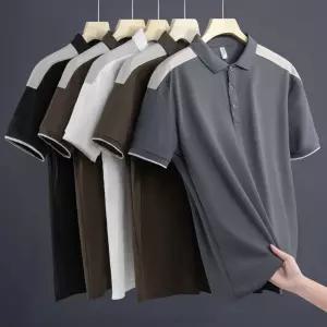남자 여름 폴로 카라 반팔 티셔츠 골프 스포츠
