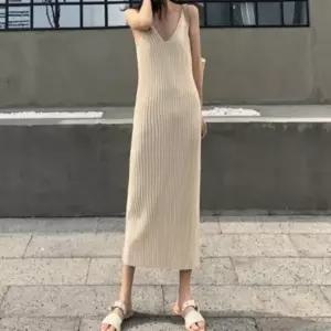 원피스 롱 나시 링클 슬립룩 데일리 하객룩