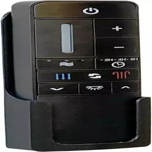 홈 데코레이터 컬렉션용 월 홀더 마운트 리버서블 천장 선풍기 리모컨(미국에서 3D 프린팅)(블랙)