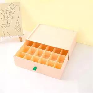 18 그리드 양말 보관함 서랍형 침실 옷장 세트 속옷 보관함색상 A 크기 32.522.510CM