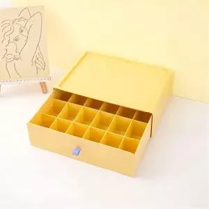 18 그리드 양말 보관함 서랍형 침실 옷장 세트 속옷 보관함색상 B 크기 32.522.510CM