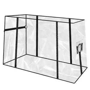 왜건용 레인 커버 접이식 카트 및 유모차를 위한 범용 방수 캐노피 캠핑 정원 야외 활동을 지퍼형 사이드