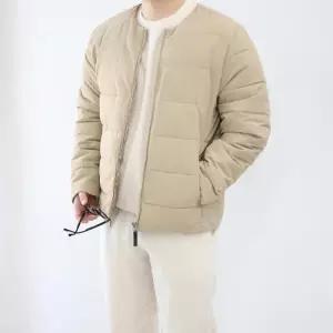 [엠클로]남자 빅사이즈 오버핏 U넥 라이트 경량 패딩 점퍼