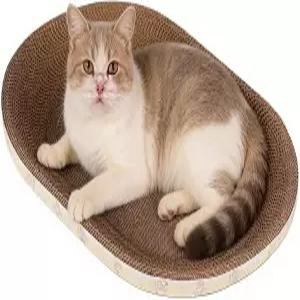 고양이 긁힘 방지 판지 골판지 가구 보호대 위한 대형 놀이 침대 재미있는 질감의 친근한 튼튼한 소재