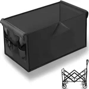 캠핑 카트 라이너 접이식 왜건 천 포켓 비치 대용량 스테이션 앞뒤 교체용 가방 크기는 길이 24-30 높이