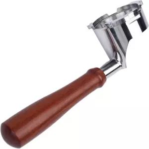 닌자 럭스 카페 프리미어 시리즈 ES601 및 모델용 바텀리스 포터필터 바스켓 미포함 스톡 호환 나무 손잡이