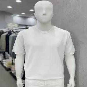 [트루젠]남성 쿨 워셔블 인견 레이온 폴리 라운드넥 U넥 여름 반팔 니트 티셔츠 7컬러