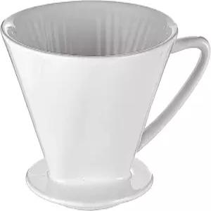 실리오 C104943 도자기 커피 필터/홀더 퍼오버 4/미디엄 화이트