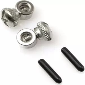 스피드 케이블 점프용 PZRT 예비 나사 및 블랙 엔드 캡 커버 세트 로프 건너뛰기 코드 부품 액세서리