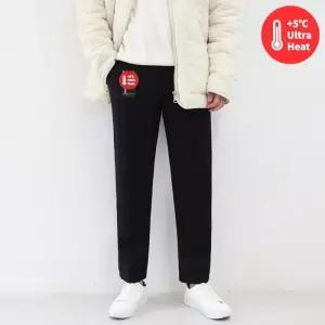 [엠클로]남자 빅사이즈 겨울 9부 10부 기모 스판 슬랙스