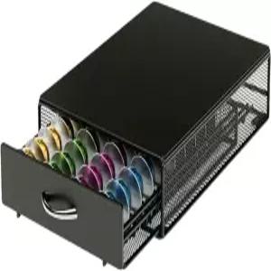 40 커피 포드 서랍 K컵 홀더 캡슐 보관 정리함 블랙