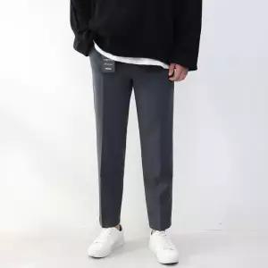 [엠클로]남자 링클프리 9부 10부 정장 스판 뒷밴딩 슬랙스