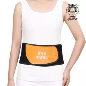 토르마린 음이온 온열 허리 보호대 찜질용 복부 발열밴드