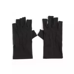 TBZ 스포츠 자외선차단 밀착 반장갑(블랙)