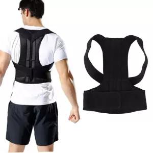 남자 남성 직장인 바른 자세 어깨 고정 찍찍이 밴드