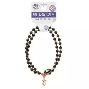 불교 팔찌 오닉스 목탁 안정 화해 띠 합장주 (용)