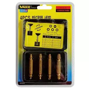VALUE 4pcs 반대탭세트(40002) 볼트리무버 볼트제거