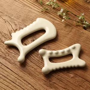 세라핏 도자기 괄사 국내생산 피부관리기 얼굴 두피 림프순환 마사지기