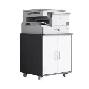 프린터테이블 복합기 수납장 화이트 높이 캐비닛 받침대 프린터기 다이 45