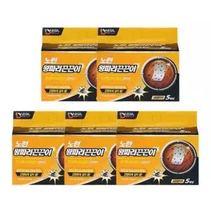 노런 왕파리 퇴치 날파리 벌레 끈끈이 5매입 5팩