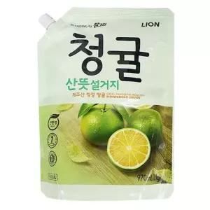 샤인빈 청귤 산뜻 설거지 970ml(리필용)