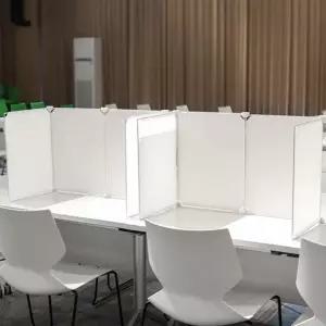 식당 사무실 프라이빗 아크릴 칸막이 비말차단 가림막 파티션