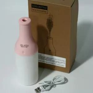 사무실 책상 침실 탁상용 파스텔 보틀 LED 저소음 초음파 무드등 USB 미니 가습기