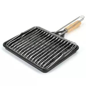 캠핑 생선구이 법랑 석쇠 직화팬 대형