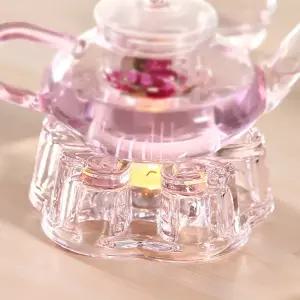 내열 유리 티워머 차워머 티팟 티포트 워머 차데우기