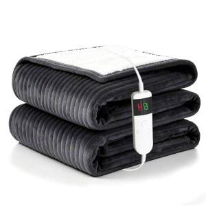 치에륜 온열 담요 전기 던지기 8시간 자동 차단 기능이 있는 부드러운 플란넬 10 빠른 난방 레벨 기계