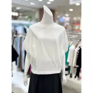 [트리아나]소고 세이브존01 이중 배색 라운드 티셔츠 AK2TA20_A (48199857)