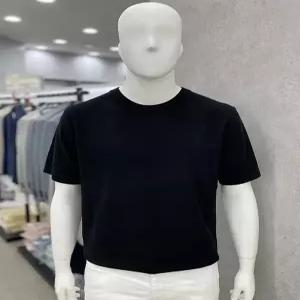 [트루젠]남성 쿨 워셔블 인견 레이온 폴리 라운드넥 U넥 여름 반팔 니트 티셔츠 7컬러